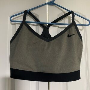 Nike Women's Black and Tan Sports Bra